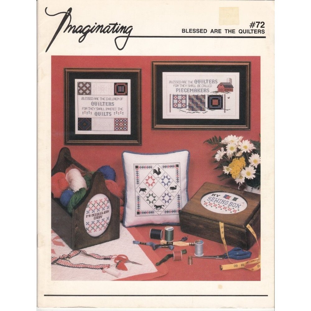 Imaginating Blessed are the Quilters Cross Stitch Pattern Leaflet #72